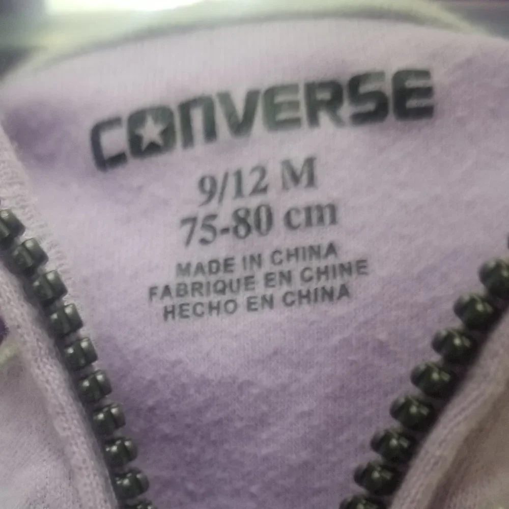 purple Converse toddler's hoodie